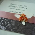 WZÓR Zaproszenia ślubne z różyczkami - 