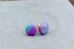 Kolczyki z glinki polimerowej - Aurora Pastel