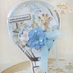 Kartka urodzinowa balonik "BabyBoyUniverse1" - 