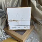 Ślubna kartka w pudełku z kopertą!  - 