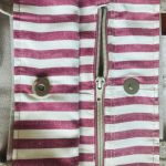 Duża torba plażowa z drelichu w beżowym kolorze. - 