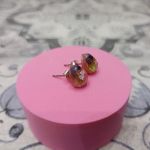 Kolczyki z żywicy - ZAMKNIĘTE W CISZY - Kolczyki z żywicy - ZAMKNIĘTE W CISZY