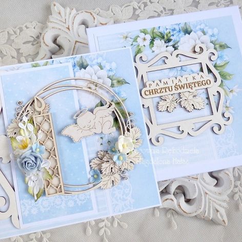 Pamiątka chrztu w pudełku 390