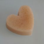 Naturalne mydło glicerynowe - kawowe serce - 
