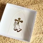 158,komunia -kartka w pudełku z torebką - 158,komunia -kartka w pudełku z torebką