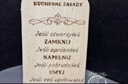 Deska z zasadami Deska z zasadami