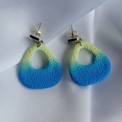 "Alma" - kolczyki z gliny polimerowej.