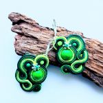 Green kolczyki sutasz - 