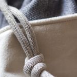 Szaro-kremowy workoplecak mini - 