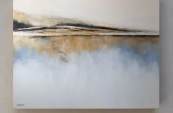 Złoty brzeg 2-obraz akrylowy 80/100 cm