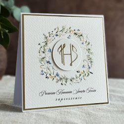 Ręcznie robione zaproszenia komunijne, 55E