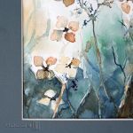 Jesienna hortensja - malowany