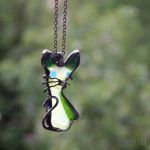 Kot zielony Zezik - kot na szyję