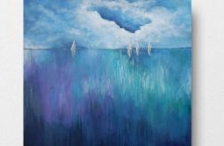 Morze-obraz akrylowy formatu 40/40 cm