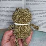 Pluszowa żabka walentynka amigurumi - Zabka