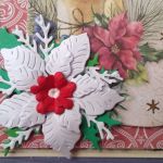 Kartka świąteczna2 - Kwiatuszki wykonane własnoręcznie
