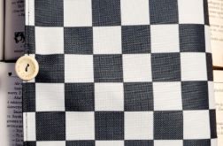 Etui na książkę: szachownica