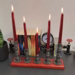 Świecznik Loftowy 5-ramienny F005_2-W3 Loft - Świecznik Loftowy F005_2-W3 Loft