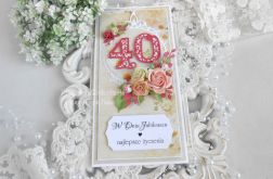 Kartka DL w pudełku jubileuszowa 13