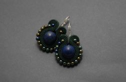 kolorowe kolczyki sutasz z chryzokolą 1