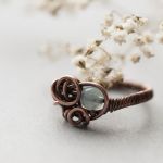 Anastasia - pierścień z marmurem - 