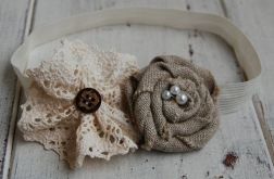 Opaska niemowlęca - Rustykalna