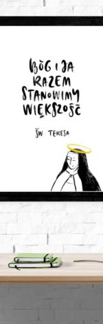Plakat ze sw. Teresa