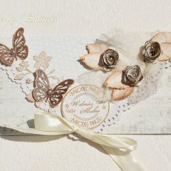 Kopertówka z okazji ślubu ' retro melody' 