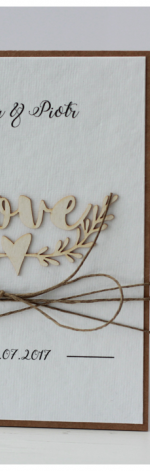 Stylowy zestaw ślub LOVE