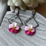 „VALERIE” kolczyki z glinki polimerowej - „VALERIE” kolczyki z glinki polimerowej