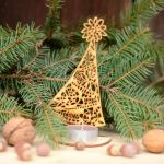 Choinka ażurowa #1 - dekoracje świąteczne - 