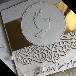 Pamiątka Chrztu Świetego! Kartka z kopertą!