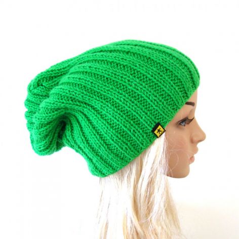 zielona czapka unisex
