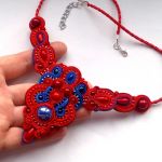 Komplet sutasz Czerwień i Chabr - 