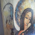 Śpiący anioł - deska - widok boczny