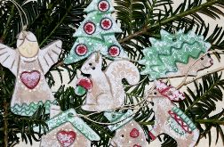 Jeżyk też zawitał - ozdoby świąteczne, dekoracje choinkowe