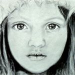 Portret - 1 osoba - format A4 - AgaweART - Portret dziewczynki - AgaweART