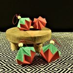 Bombki origami diamenty w choinki 4 sztuki - 2