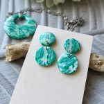 „PALOMA” kolczyki z glinki polimerowej - „PALOMA” kolczyki z glinki polimerowej