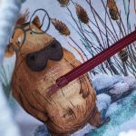 Szary plecak z kieszeniami bukla - 