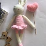 UDOSTĘPNIJ OBSERWUJ  KRÓLIK BALETNICA PRZYTULANKA SZYDEŁKO MASKOTKA - 