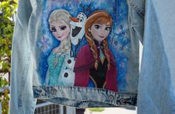 Ręcznie malowana kurtka FROZEN Kraina Lodu