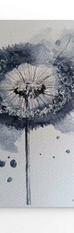 Dmuchawiec-akwarela formatu 18/12,5 cm 