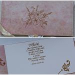 Kopertówka z okazji ślubu ' retro róż'  - 