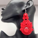 Red Circle kolczyki sutasz - 