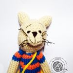 Kot w pasiastym sweterku - 