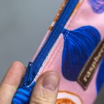 Etui na klucze z weluru w figi – praktyczne etui handmade I - 