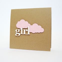 Narodzinowa kartka dla dziewczynki