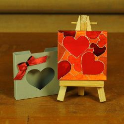 Walentynkowa kartka-magnes 4
