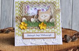 Kartka Wielkanocna eko z kurką 10